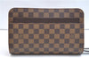 Authentic Louis Vuitton Damier Saint Louis Clutch Hand Bag Purse N51993 LV 9384E