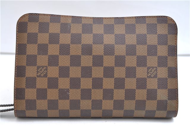 Authentic Louis Vuitton Damier Saint Louis Clutch Hand Bag Purse N51993 LV 9384E