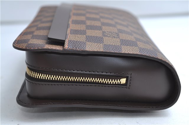Authentic Louis Vuitton Damier Saint Louis Clutch Hand Bag Purse N51993 LV 9384E