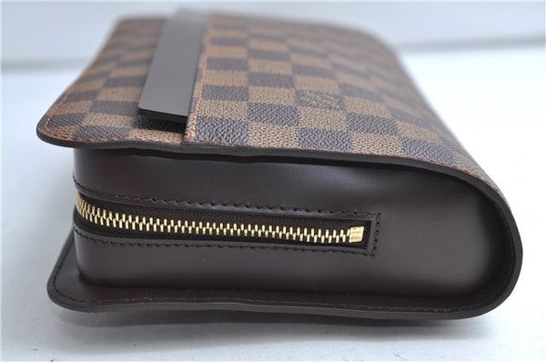 Authentic Louis Vuitton Damier Saint Louis Clutch Hand Bag Purse N51993 LV 9384E