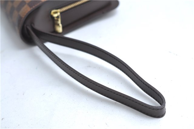 Authentic Louis Vuitton Damier Saint Louis Clutch Hand Bag Purse N51993 LV 9384E