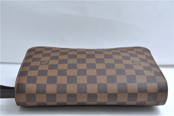 Authentic Louis Vuitton Damier Saint Louis Clutch Hand Bag Purse N51993 LV 9384E