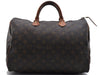 Authentic Louis Vuitton Monogram Speedy 35 Hand Bag M41524 LV 9385C