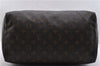 Authentic Louis Vuitton Monogram Speedy 35 Hand Bag M41524 LV 9385C