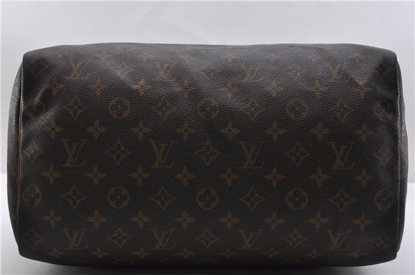 Authentic Louis Vuitton Monogram Speedy 35 Hand Bag M41524 LV 9385C