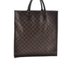 Authentic Louis Vuitton Damier Sac Plat Hand Bag N51140 LV 9385D