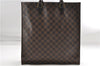 Authentic Louis Vuitton Damier Sac Plat Hand Bag N51140 LV 9385D