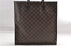 Authentic Louis Vuitton Damier Sac Plat Hand Bag N51140 LV 9385D