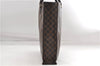 Authentic Louis Vuitton Damier Sac Plat Hand Bag N51140 LV 9385D