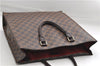 Authentic Louis Vuitton Damier Sac Plat Hand Bag N51140 LV 9385D