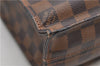 Authentic Louis Vuitton Damier Sac Plat Hand Bag N51140 LV 9385D