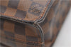 Authentic Louis Vuitton Damier Sac Plat Hand Bag N51140 LV 9385D