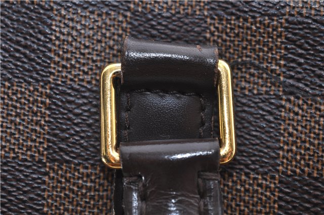 Authentic Louis Vuitton Damier Sac Plat Hand Bag N51140 LV 9385D