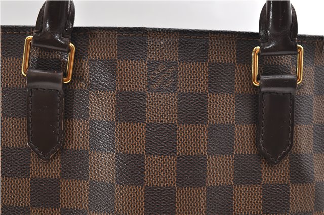 Authentic Louis Vuitton Damier Sac Plat Hand Bag N51140 LV 9385D