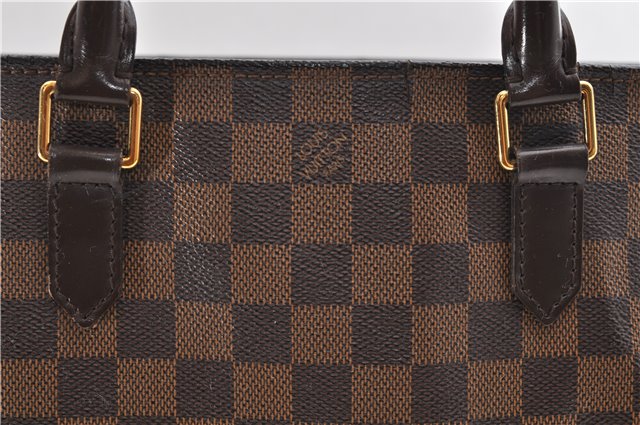 Authentic Louis Vuitton Damier Sac Plat Hand Bag N51140 LV 9385D