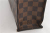 Authentic Louis Vuitton Damier Sac Plat Hand Bag N51140 LV 9385D