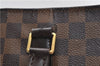 Authentic Louis Vuitton Damier Sac Plat Hand Bag N51140 LV 9385D