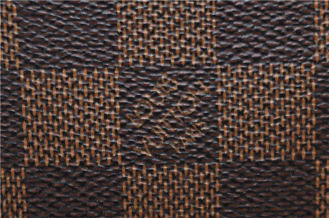 Authentic Louis Vuitton Damier Sac Plat Hand Bag N51140 LV 9385D