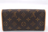 Authentic Louis Vuitton Monogram Pochette Twin PM Shoulder Bag M51854 LV 9385E