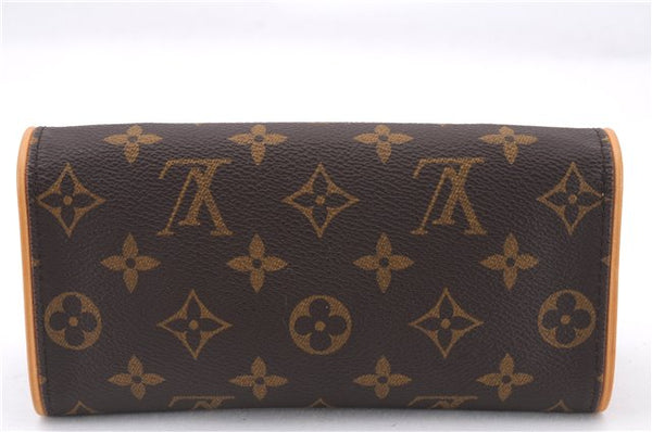 Authentic Louis Vuitton Monogram Pochette Twin PM Shoulder Bag M51854 LV 9385E