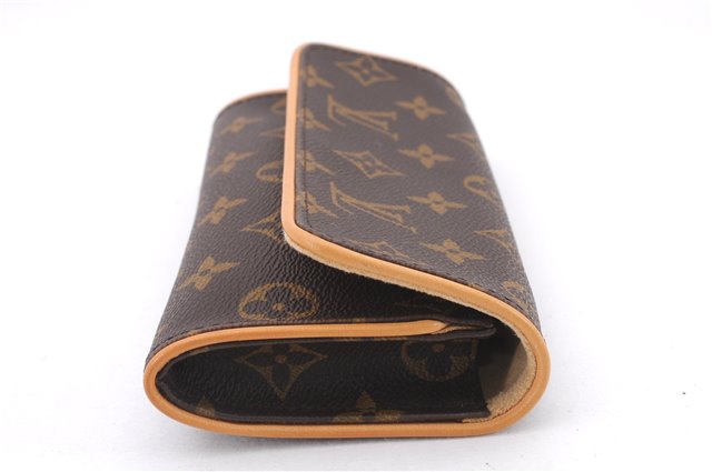 Authentic Louis Vuitton Monogram Pochette Twin PM Shoulder Bag M51854 LV 9385E