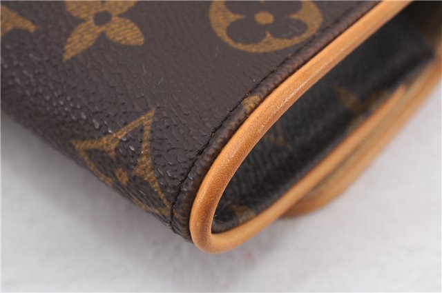 Authentic Louis Vuitton Monogram Pochette Twin PM Shoulder Bag M51854 LV 9385E