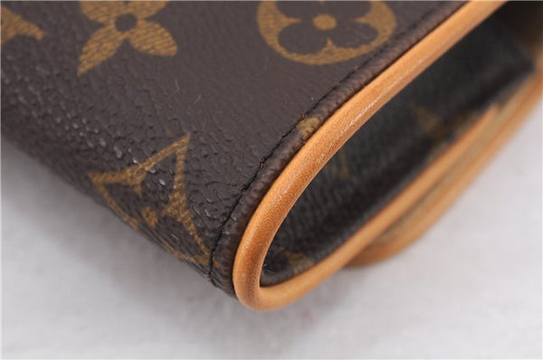 Authentic Louis Vuitton Monogram Pochette Twin PM Shoulder Bag M51854 LV 9385E