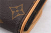 Authentic Louis Vuitton Monogram Pochette Twin PM Shoulder Bag M51854 LV 9385E