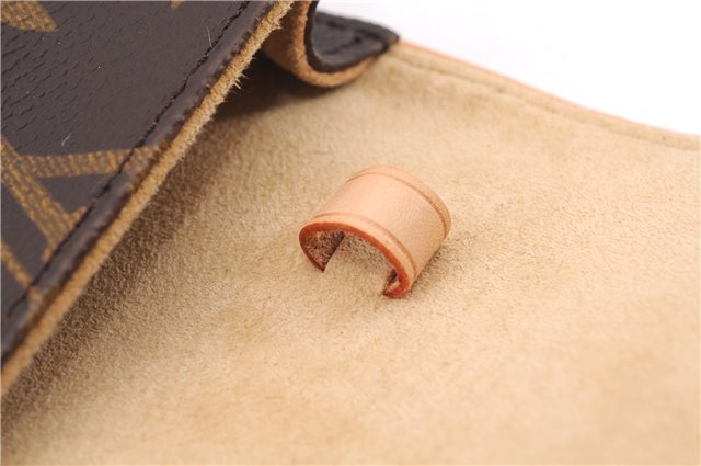 Authentic Louis Vuitton Monogram Pochette Twin PM Shoulder Bag M51854 LV 9385E