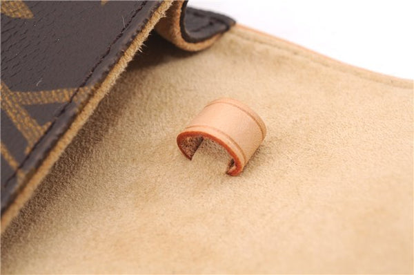 Authentic Louis Vuitton Monogram Pochette Twin PM Shoulder Bag M51854 LV 9385E