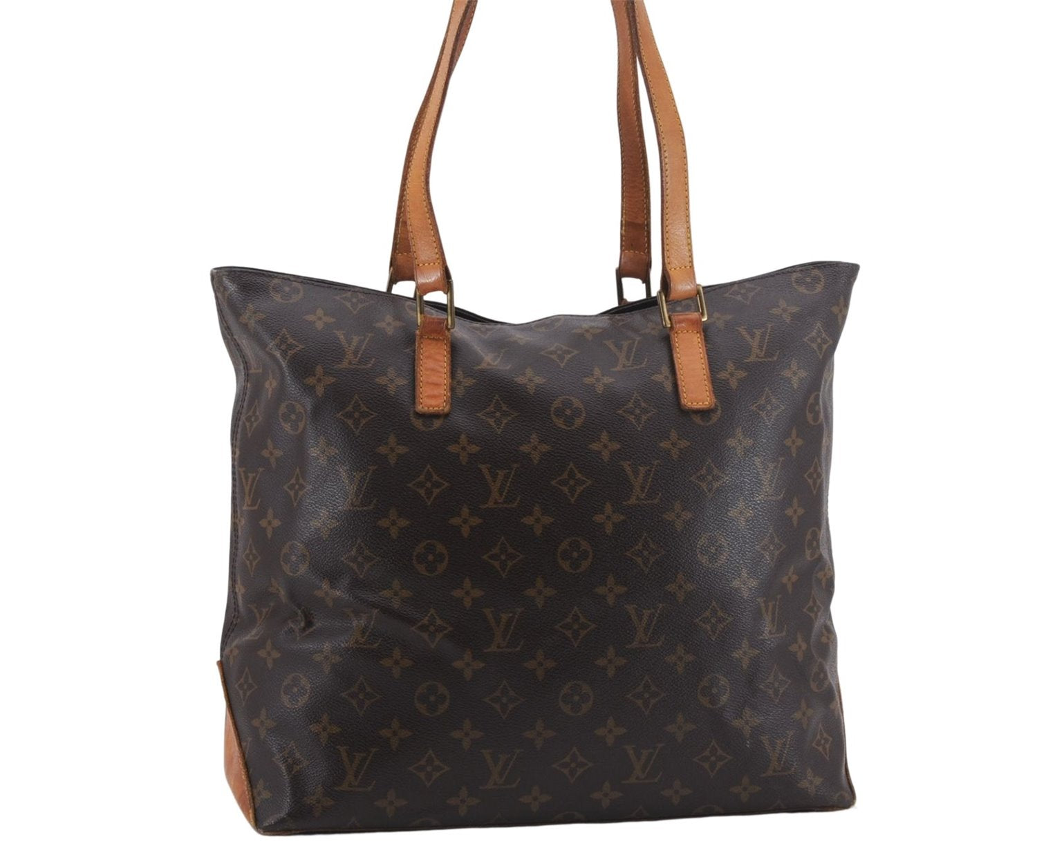 Authentic Louis Vuitton Monogram Cabas Mezzo Tote Bag M51151 LV 9387D