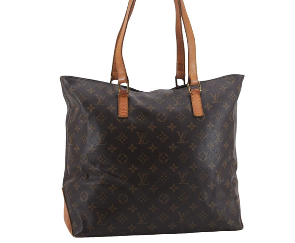 Authentic Louis Vuitton Monogram Cabas Mezzo Tote Bag M51151 LV 9387D