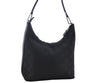 Authentic GUCCI Shoulder Hand Bag Purse GG Nylon Leather 28335 Black 9389D