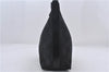 Authentic GUCCI Shoulder Hand Bag Purse GG Nylon Leather 28335 Black 9389D