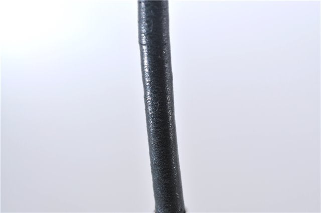 Authentic GUCCI Shoulder Hand Bag Purse GG Nylon Leather 28335 Black 9389D