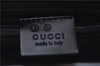 Authentic GUCCI Shoulder Hand Bag Purse GG Nylon Leather 28335 Black 9389D