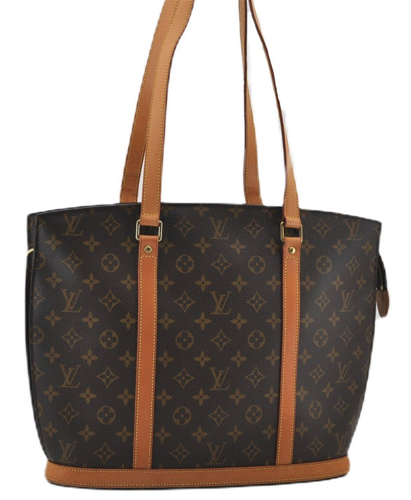 Authentic Louis Vuitton Monogram Babylone Shoulder Tote Bag M51102 LV 9395E