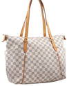 Authentic Louis Vuitton Damier Azur Totally MM Tote Bag N51262 LV 9396E