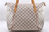 Authentic Louis Vuitton Damier Azur Totally MM Tote Bag N51262 LV 9396E