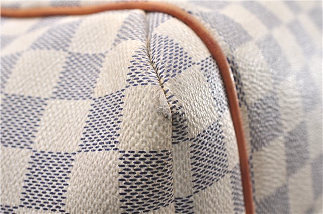 Authentic Louis Vuitton Damier Azur Totally MM Tote Bag N51262 LV 9396E