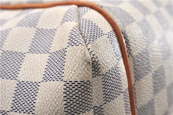 Authentic Louis Vuitton Damier Azur Totally MM Tote Bag N51262 LV 9396E