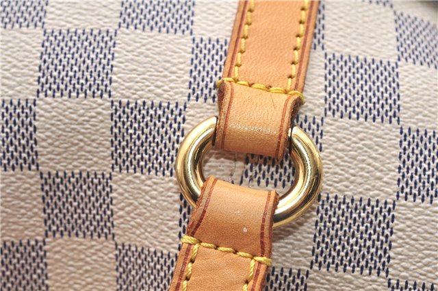 Authentic Louis Vuitton Damier Azur Totally MM Tote Bag N51262 LV 9396E