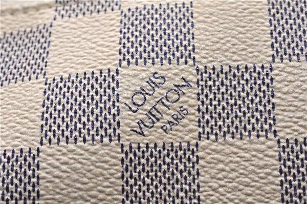 Authentic Louis Vuitton Damier Azur Totally MM Tote Bag N51262 LV 9396E