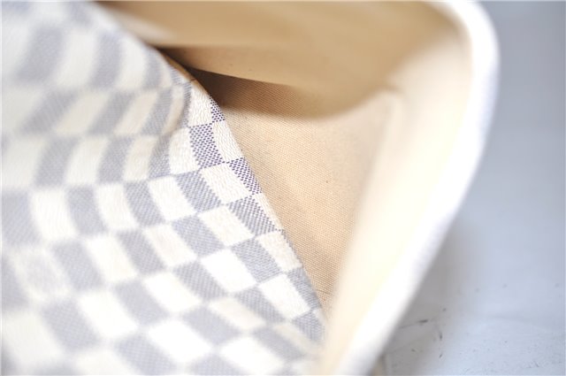 Authentic Louis Vuitton Damier Azur Totally MM Tote Bag N51262 LV 9396E