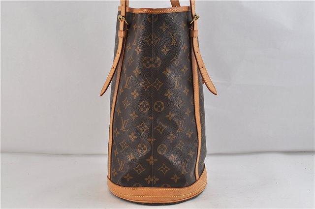 Authentic Louis Vuitton Monogram Bucket GM Shoulder Bag M42236 LV 9400C