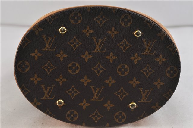 Authentic Louis Vuitton Monogram Bucket GM Shoulder Bag M42236 LV 9400C