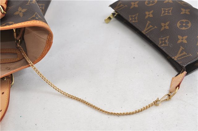 Authentic Louis Vuitton Monogram Bucket GM Shoulder Bag M42236 LV 9400C