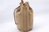 Authentic GUCCI Bamboo 2way Hand Shoulder Bag Purse Suede Leather Beige 9400D