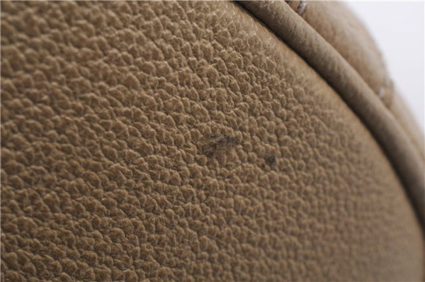 Authentic GUCCI Bamboo 2way Hand Shoulder Bag Purse Suede Leather Beige 9400D