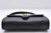 Authentic GUCCI Vintage Shoulder Cross Body Bag Purse Leather Black 9402E